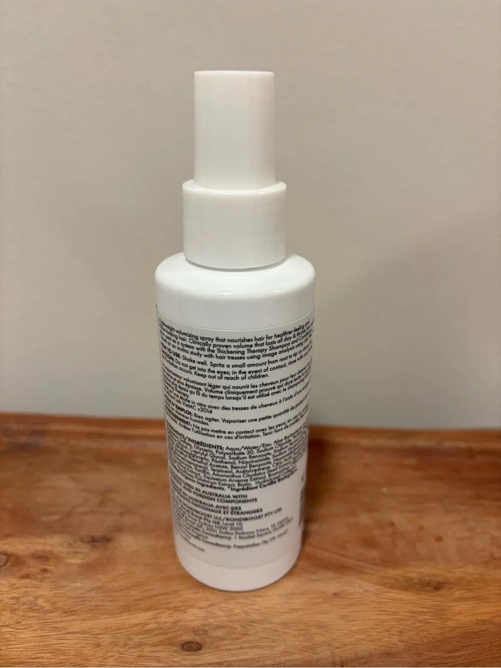 Bondi Boost Hair Thickening Therapy Volumizing Leave In Styling Spray 4.23OZ NEW
